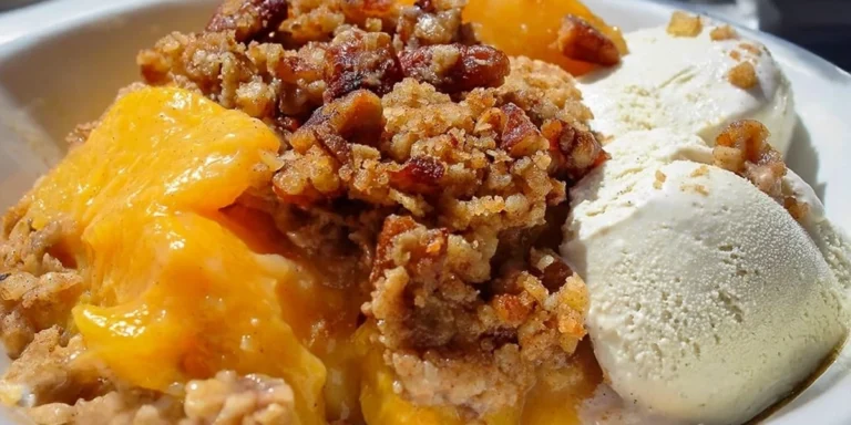 Peach Crumble