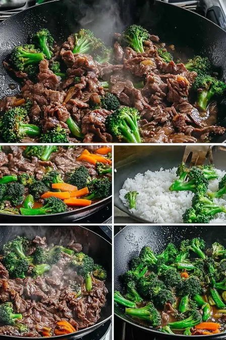 Chinese beef and broccoli