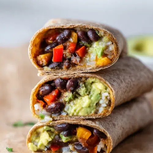 Black Bean & Avocado Wraps