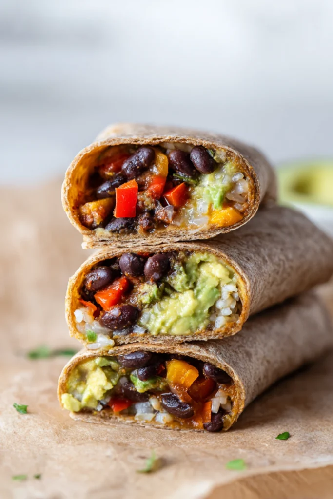 Black Bean & Avocado Wraps