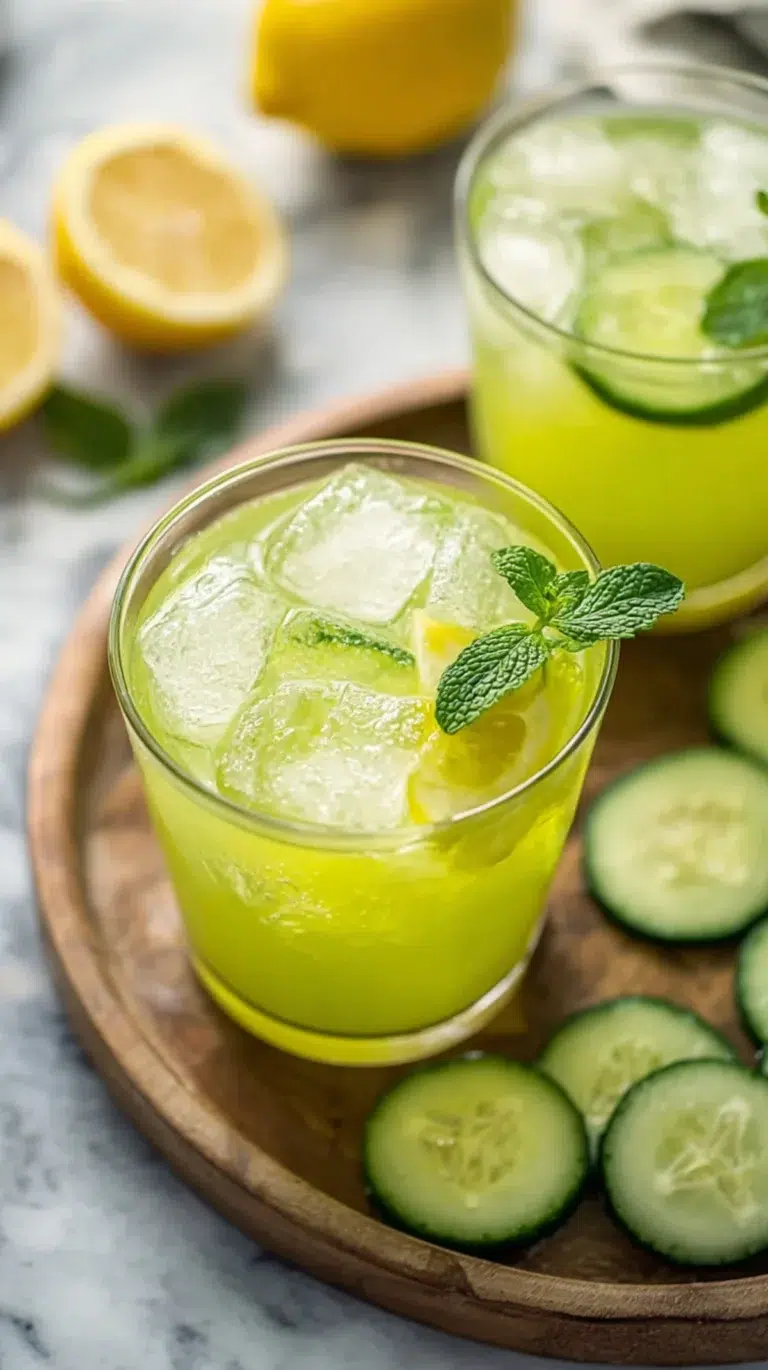 Cucumber Mint Lemonade