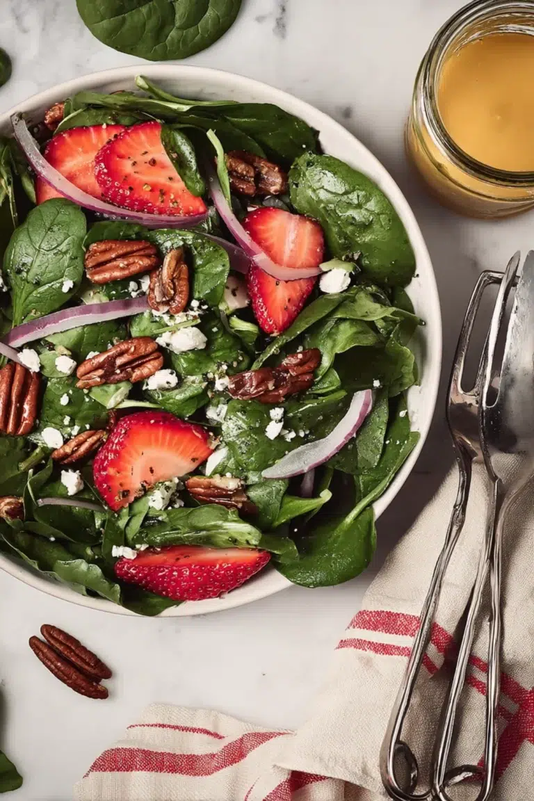 Strawberry Spinach Salad