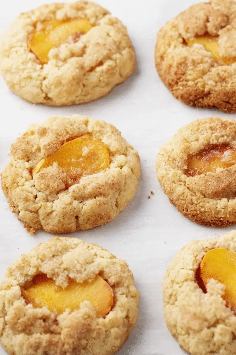 Peach Upside Down Cookies