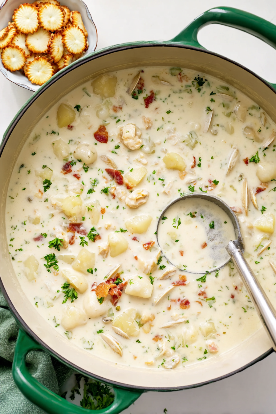 New England Clam Chowder - FastZestyRecipes