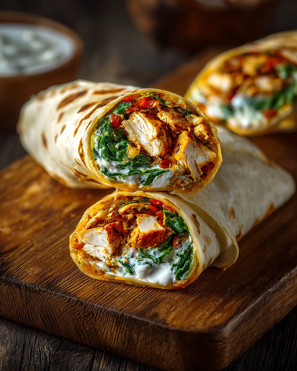 Crispy Air Fryer Chicken Mozzarella Wraps (Crunchy Outside, Melty Inside)