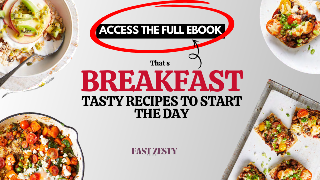 Fast Zesty Recipes Breakfast Ebook Cover