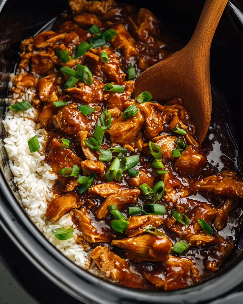 Crockpot Bourbon Chicken