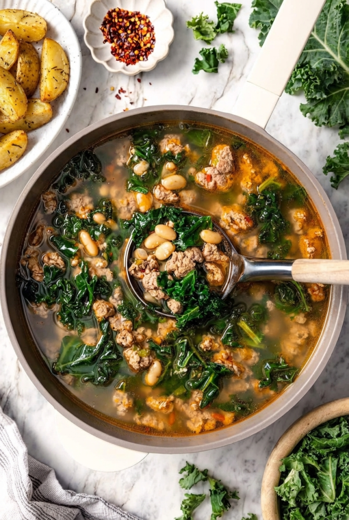 turkey-sausage-kale-and-white-bean-soup (2)