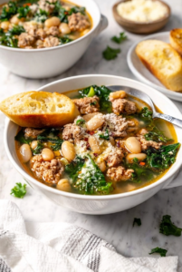turkey-sausage-kale-and-white-bean-soup