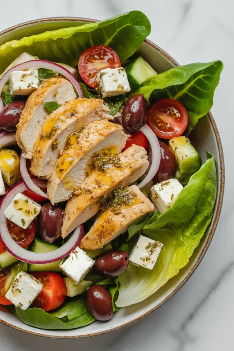 Delicious Greek Chicken Salad