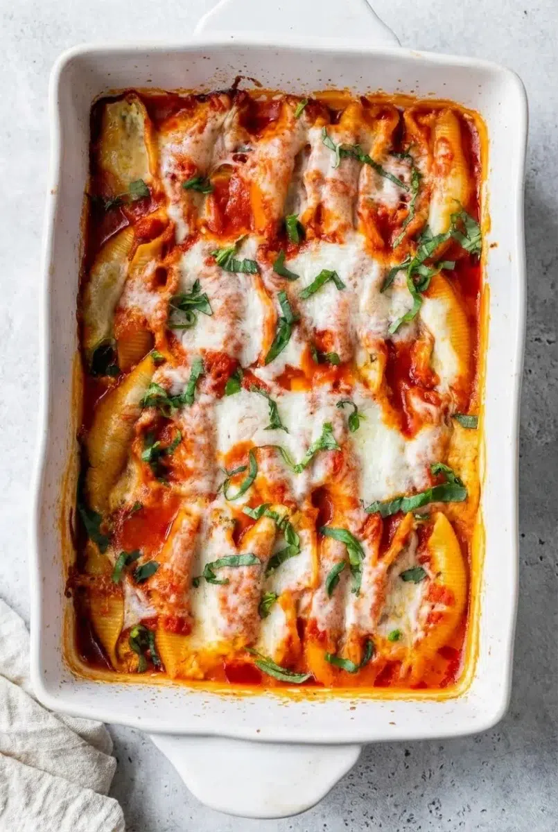 Hearty & Easy Cottage Cheese Stuffed Shells