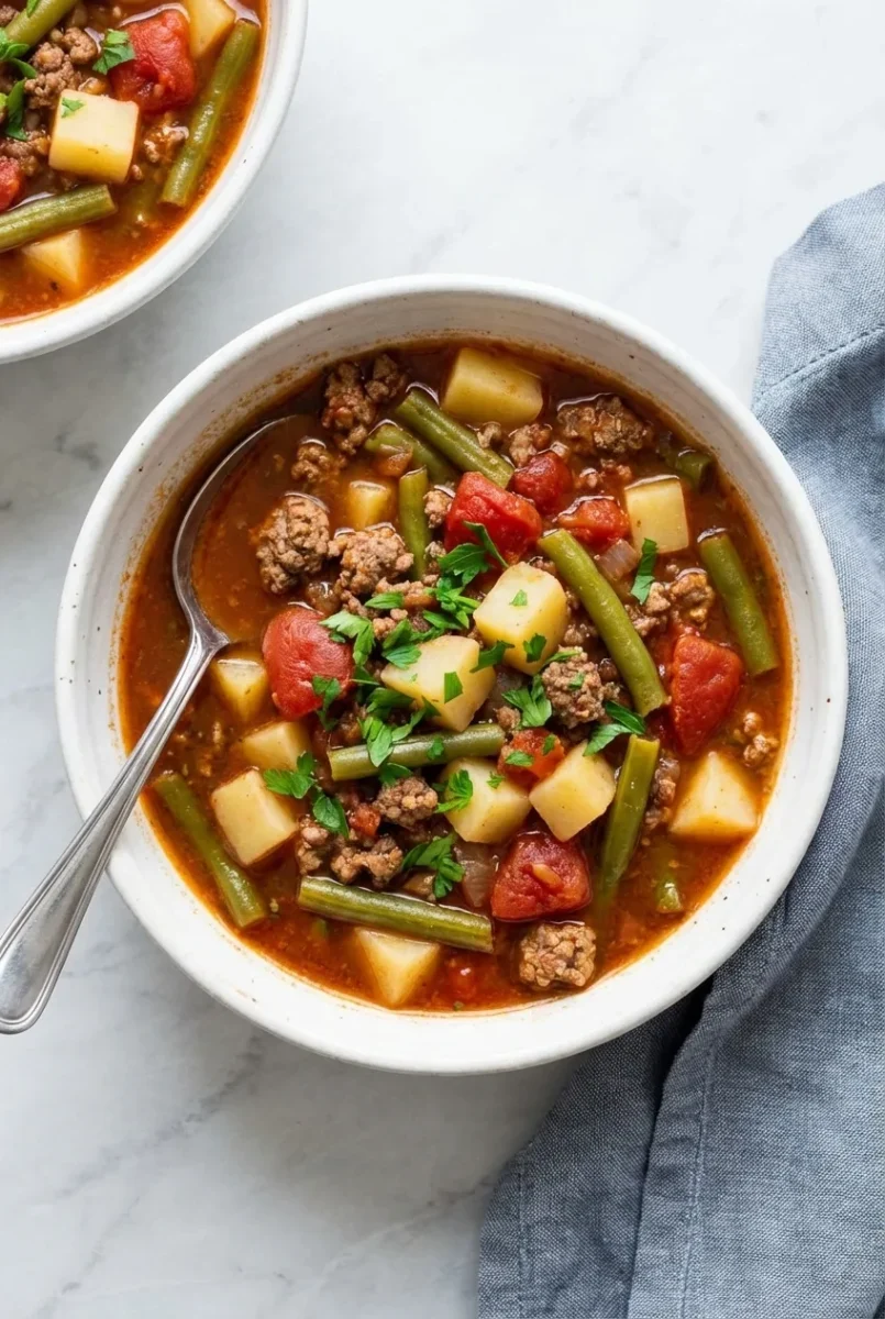 Hearty Ground Beef and Vegetable Soup (2)