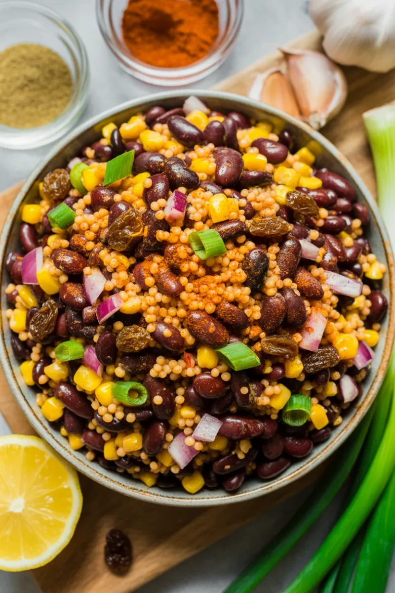 High-Protein Black Bean Corn Salad Easy