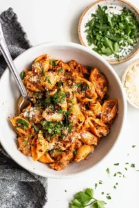 Turkey Pasta Skillet