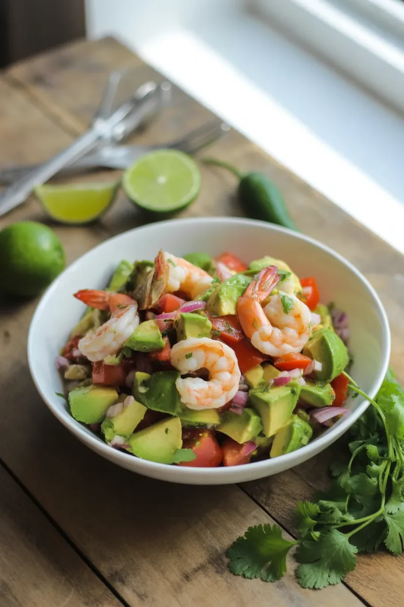Zesty Shrimp Avocado Salad
