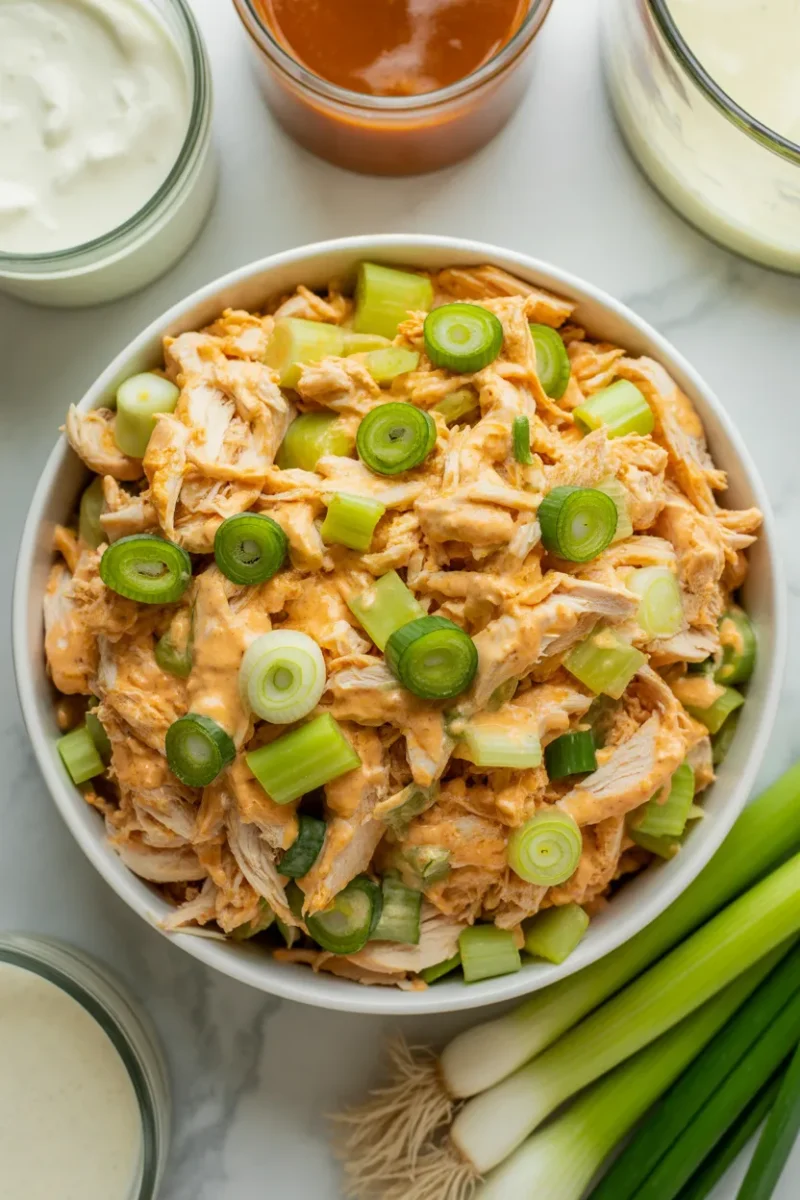 buffalo chicken salad high protein (3)