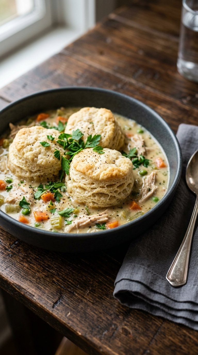 Slow Cooker Chicken and Dumplings
