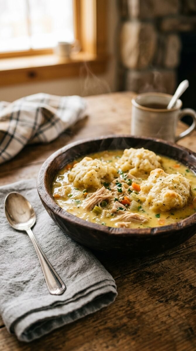 Slow Cooker Chicken and Dumplings
