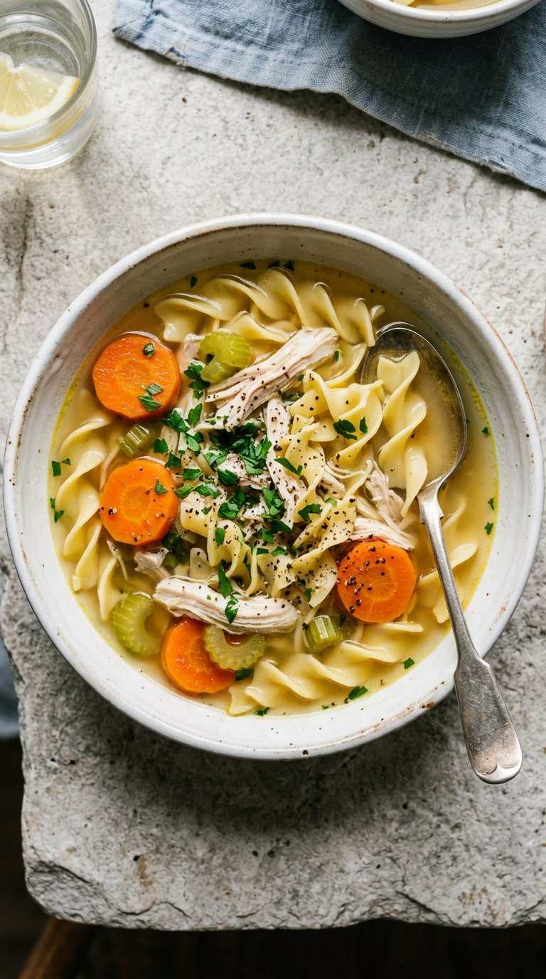 Slow Cooker Chicken Noodle Soup