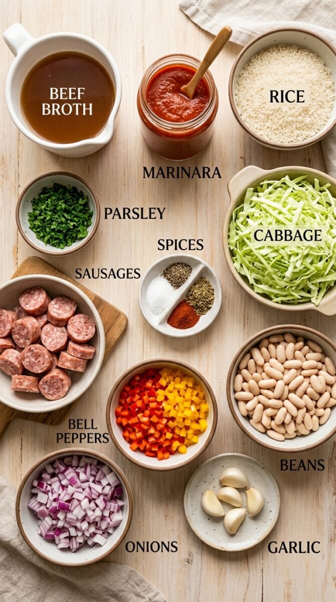 Slow Cooker Sausage Casserole