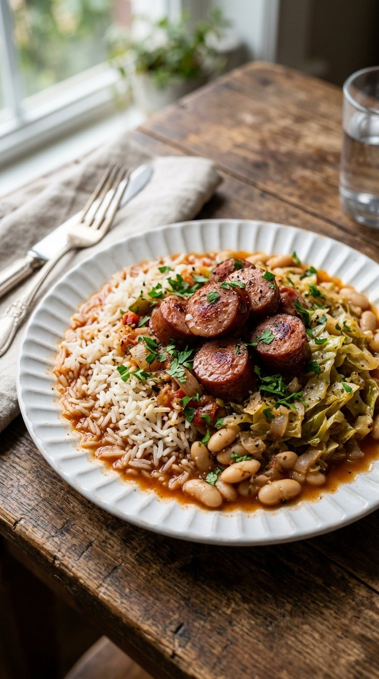 Slow Cooker Sausage Casserole