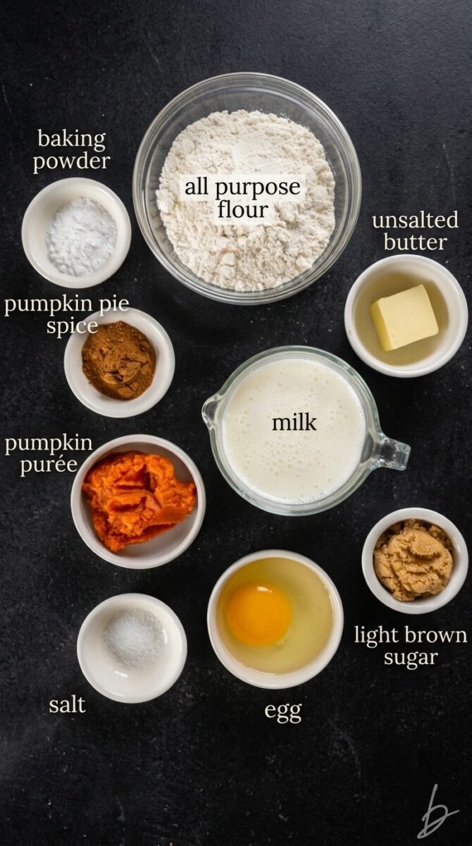 Fluffy Pumpkin Pancakes ingredients