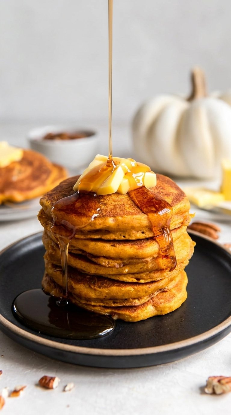 Fluffy Pumpkin Pancakes