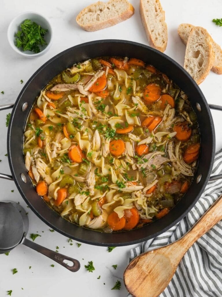 rotisserie chicken noodle soup